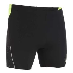 Boxer De Bain Natation Homme - Long - Noir / Bleu / Jaune -Nager NABAIJI 8361333