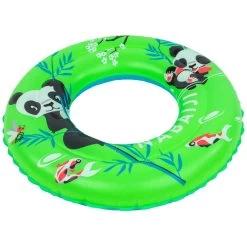 Bouée Piscine Gonflable 51 Cm Vert Imprimé "PANDAS" Pour Enfant 3-6 Ans -Nager NABAIJI 8500149