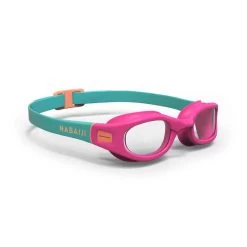 Lunettes De Natation 100 Soft - Taille S - Verres Clairs - Bleu Jaune -Nager NABAIJI 8574401