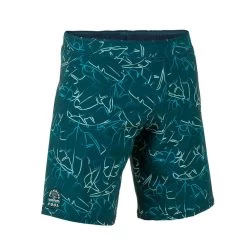 Short De Bain Natation Homme - Swimshort 100 Long - Bana Turquoise Bleu Marine -Nager NABAIJI 8788747