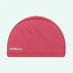 BONNET DE NATATION SILIMESH TAILLE M DIAG RUBI -Nager NABAIJI 8797633
