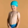 Bonnet De Bain Bébé Bleu Imprimé Tigre En Maille -Nager NABAIJI bonnet de bain bebe imprime pandas bleu clair en maille