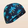 Bonnet De Bain Maille Taille S Palm Marine -Nager NABAIJI bonnet de bain maille print taille s all playana light blue