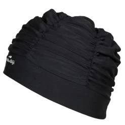 Bonnet De Bain Natation Maille Volume Noir -Nager NABAIJI bonnet de bain natation maille volume noir 2