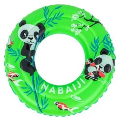 Bouée Piscine Gonflable 51 Cm Vert Imprimé "PANDAS" Pour Enfant 3-6 Ans -Nager NABAIJI bouee de natation gonflable 51 cm vert imprime quotepandasquote pour enfant 3 6 ans 2