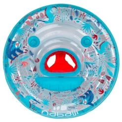 Bouée De Piscine Gonflable Avec Siège Et Poignées Bébé 7-15 Kg Transparente -Nager NABAIJI bouee de piscine gonflable avec siege et poignees bebe 7 15 kg transparente 2