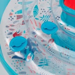 Bouée De Piscine Gonflable Avec Siège Et Poignées Bébé 7-15 Kg Transparente -Nager NABAIJI bouee de piscine gonflable avec siege et poignees bebe 7 15 kg transparente 4