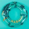 Bouée Piscine Gonflable 65 Cm Transparente "Palmiers" Pour Enfants De 6-9 Ans -Nager NABAIJI bouee gonflable 65 cm transparente imprimee pour junior 6 9 ans