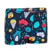 BOXER DE BAIN BEBE / ENFANT BLEU IMPRIME -Nager NABAIJI boxer de bain bebe enfant bleu imprime
