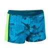 Boxer De Bain Natation Garçon - Yokob - Bleu Sombre / Vert Fluo 2 Boxer De Bain Natation Garçon - Yokob - Bleu Sombre / Vert Fluo -Nager NABAIJI boxer de bain natation garcon yokob bleu sombre slash vert fluo