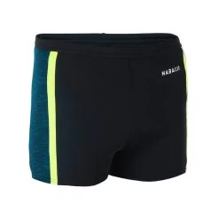 Nager NABAIJI -Nager NABAIJI boxer de bain natation homme yoko noir jaune bleu 1