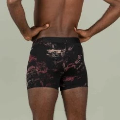 Boxer De Natation Homme - Fiti - Trao Noir / Rouge / Beige -Nager NABAIJI boxer de natation homme fiti trao noir slash rouge slash beige 3
