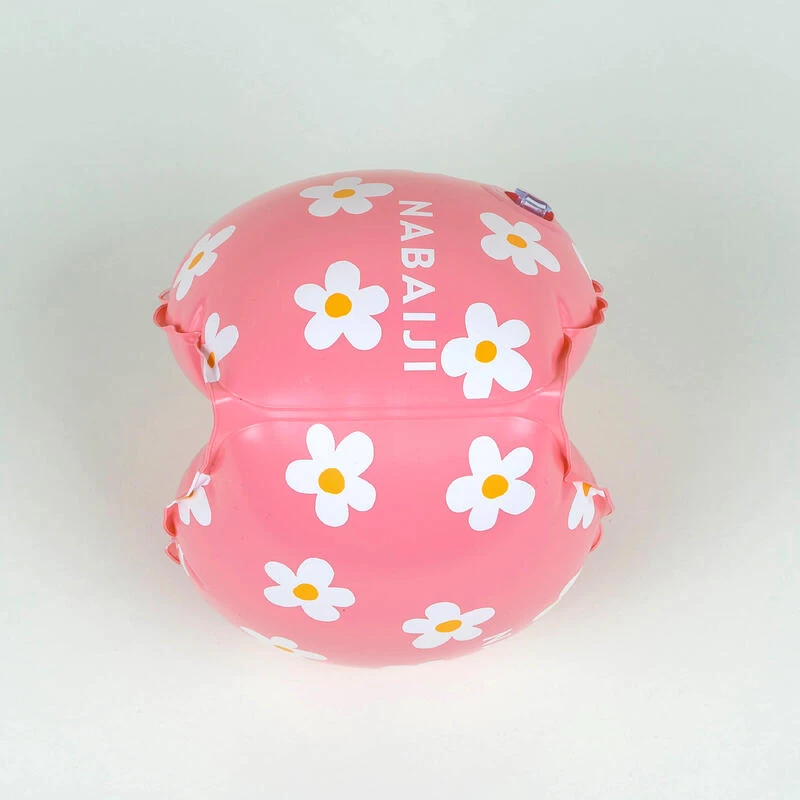Brassards De Piscine Enfants Rose Imprimé "FLEURS " 11-30 Kg 4 Brassards De Piscine Enfants Rose Imprimé "FLEURS " 11-30 Kg – Image 2