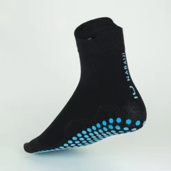 Chaussettes De Piscine - Antibactériennes - Noir/Turquoise -Nager NABAIJI chaussettes de piscine antibacteriennes noirturquoise 2