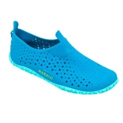 Chaussons De Piscine Enfants - Aquadots 100 - Bleu Vert 9 Chaussons De Piscine Enfants - Aquadots 100 - Bleu Vert -Nager NABAIJI chaussons de piscine fille aquadots 100 rose 3