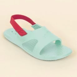 Chaussure Sandale Piscine Enfant SLAP 100 BASIC Menthe Rose