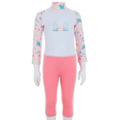 Combinaison De Natation Anti UV Bébé / Enfant Manches Longues Rose Imprimé 14 Combinaison De Natation Anti UV Bébé / Enfant Manches Longues Rose Imprimé -Nager NABAIJI combinaison de natation anti uv bebe slash enfant manches longues bleu imprime 2