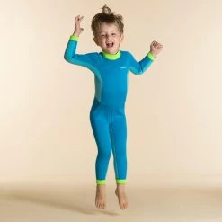 Combinaison Néoprène Natation Jeune Enfant - TI WARM - Bleue
