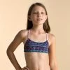 Haut De Maillot De Natation Fille 2 Pièces Lila Luna Bleu -Nager NABAIJI haut de maillot de natation fille 2 pieces lila luna bleu