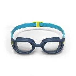 Lunettes De Natation 100 Soft - Taille S - Verres Clairs - Bleu Jaune -Nager NABAIJI lunettes de natation 100 soft taille s bleu jaune verres clairs 2