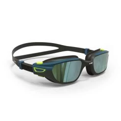 Lunettes De Natation Verres Miroirs SPIRIT Taille L Noir Bleu