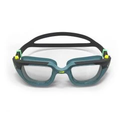 Lunettes De Natation Enfants Verres Clairs SPIRIT Noir Bleu -Nager NABAIJI lunettes de natation 500 spirit taille s bleu noir verres clairs 3