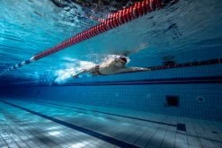 Lunettes De Natation Verres Miroir B-FAST 900 Noir Rouge