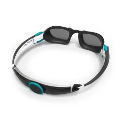 Lunettes De Natation - TURN Taille S - Verres Fumés - Blanc / Noir / Turquoise -Nager NABAIJI lunettes de natation turn taille s verres fumes blanc slash noir slash turquoise 4