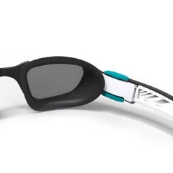 Lunettes De Natation - TURN Taille S - Verres Fumés - Blanc / Noir / Turquoise -Nager NABAIJI lunettes de natation turn taille s verres fumes blanc slash noir slash turquoise 5