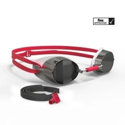 Lunettes De Natation Verres Miroir SUEDOISES En Kit Noir Rouge 8 Lunettes De Natation Verres Miroir SUEDOISES En Kit Noir Rouge -Nager NABAIJI lunettes de natation verres miroir suedoises en kit noir rouge 1