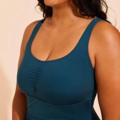 Maillot De Bain 1 Pièce Aquagym Femme Mary Vert -Nager NABAIJI maillot de bain 1 piece aquagym femme mary vert 4