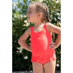 Maillot De Bain 1 Pièce Bébé Fille Jupette Rouge 11 Maillot De Bain 1 Pièce Bébé Fille Jupette Rouge -Nager NABAIJI maillot de bain 1 piece bebe fille jupette bleu fonce imprime animaux 1