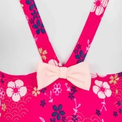 Maillot De Bain 1 Pièce Bébé Fille Rose Imprimé Fleurs -Nager NABAIJI maillot de bain 1 piece bebe fille rose imprime fleurs 3