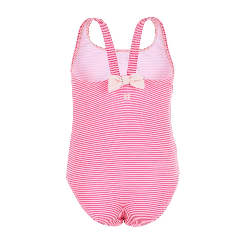 Maillot De Bain 1 Pièce Bébé Fille Rose Imprimé Rayures 5 Maillot De Bain 1 Pièce Bébé Fille Rose Imprimé Rayures – Image 3