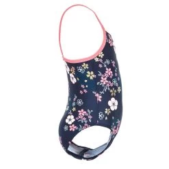 Maillot De Bain Bébé Fille Une Pièce Bleu Foncé Avec Imprimé Fleurs -Nager NABAIJI maillot de bain bebe fille une piece bleu fonce avec imprime fleurs 3