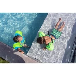 Short De Bain Bébé / Enfant Vert Imprimé