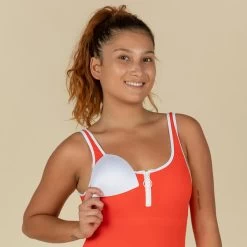 Maillot De Bain De Natation 1 Pièce Femme Heva Joy Zip Rouge 10 Maillot De Bain De Natation 1 Pièce Femme Heva Joy Zip Rouge -Nager NABAIJI maillot de bain de natation 1 piece femme heva joy zip rouge 3