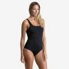 Maillot De Bain De Natation 1 Pièce Femme Heva U Noir -Nager NABAIJI maillot de bain de natation 1 piece femme heva u noir