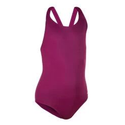 Maillot De Bain De Natation 1 Pièce Fille Basic Violet -Nager NABAIJI maillot de bain de natation 1 piece fille basic violet 3