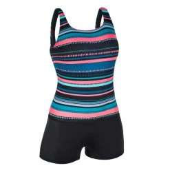 Maillot De Bain De Natation Femme 1 Pièce Heva Shorty Mexi Noir -Nager NABAIJI maillot de bain de natation 1 piece heva shorty mexi noir 5