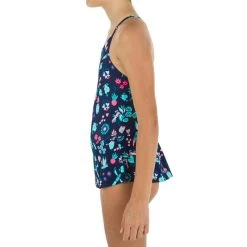 Maillot De Bain De Natation 1 Pièce Jupette Lila All Omi Marine -Nager NABAIJI maillot de bain de natation 1 piece jupette lila all oto turquoise 2