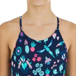 Maillot De Bain De Natation 1 Pièce Jupette Lila All Omi Marine -Nager NABAIJI maillot de bain de natation 1 piece jupette lila all oto turquoise 4