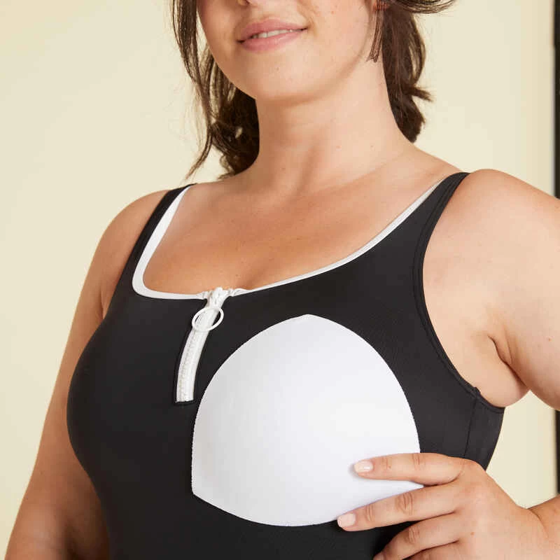 Maillot De Bain De Natation Femme 1 Pièce Heva Shorty Zip Noir 12 Maillot De Bain De Natation Femme 1 Pièce Heva Shorty Zip Noir – Image 10