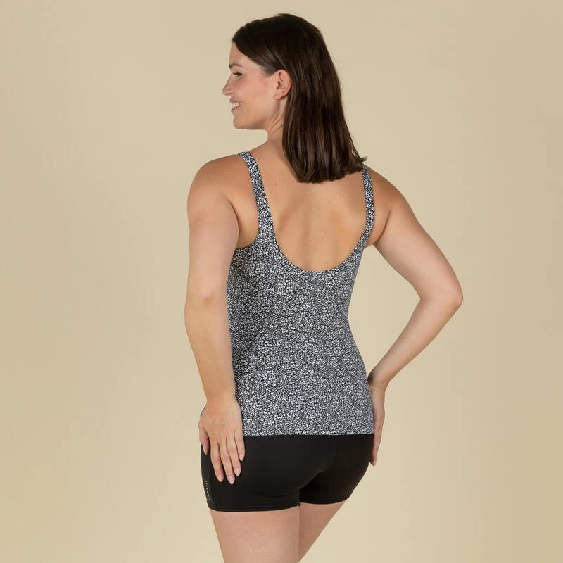 Maillot De Bain De Natation Femme 1 Pièce Tankini Shorty HEVA Leo Noir 7 Maillot De Bain De Natation Femme 1 Pièce Tankini Shorty HEVA Leo Noir – Image 5