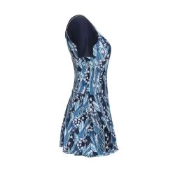 Maillot De Bain De Natation Femme Une Pièce Jupet Una Short Sleeve BLUE PRINT -Nager NABAIJI maillot de bain de natation femme une piece jupet una short sleeve all lejo blue 2