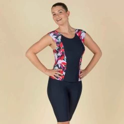 Maillot De Bain De Natation Femme Una Tankini Lea Marine