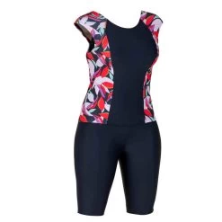 Maillot De Bain De Natation Femme Una Tankini Lea Marine -Nager NABAIJI maillot de bain de natation una tankini all canop blue 4