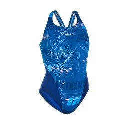 Maillot De Bain De Natation Une Pièce Femme Kamiye ALL URG Bleu -Nager NABAIJI maillot de bain de natation une piece femme kamiye all urg bleu 3