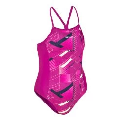 Maillot De Bain De Natation Une Pièce Fille Kamyli All Game Red -Nager NABAIJI maillot de bain de natation une piece fille kamyli all game red 3