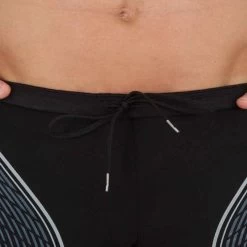 MAILLOT DE BAIN HOMME BOXER 500 FIT NOIR DASH GRIS -Nager NABAIJI maillot de bain homme boxer 500 fit noir dash gris 8